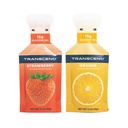 Transcend Foods Φράουλα + Πορτοκαλί Gels (1.1 oz, Pack of 24) Γέλη καρβιδίου ταχείας δράσης Φράουλα και Πορτοκαλί Γεύση – Χωρίς καφεΐνη, Χωρίς γλουτένη