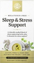 Solgar Sleep & Stress Support, Κάψουλες λαχανικών, Χωρίς μελατονίνη, Helps Relax, Calm You, Fall Asleep Γρήγορα, Βελτιώστε την ποιότητα του ύπνου με βαλεριάνα, passionflower, λυκίσκος, μη ΓΤΟ, 15 εξυπηρετούν, 30 κόμης
