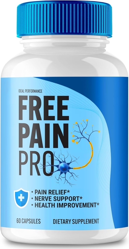 Free Pain Pro Capsules, Free PainPro Health Support Supplement Pills - Maximum Strength, FreePain Pro Health & Wellness, All Natural Formula Official FreePainPro Capsules Reviews (1 Pack)