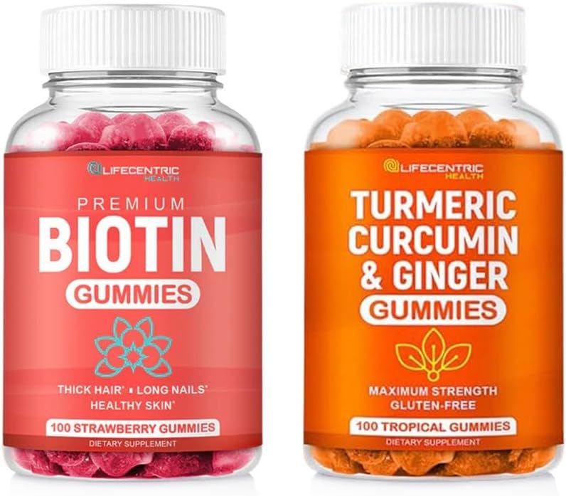 Biotin & Turmeric Vegan Gummies Combo 