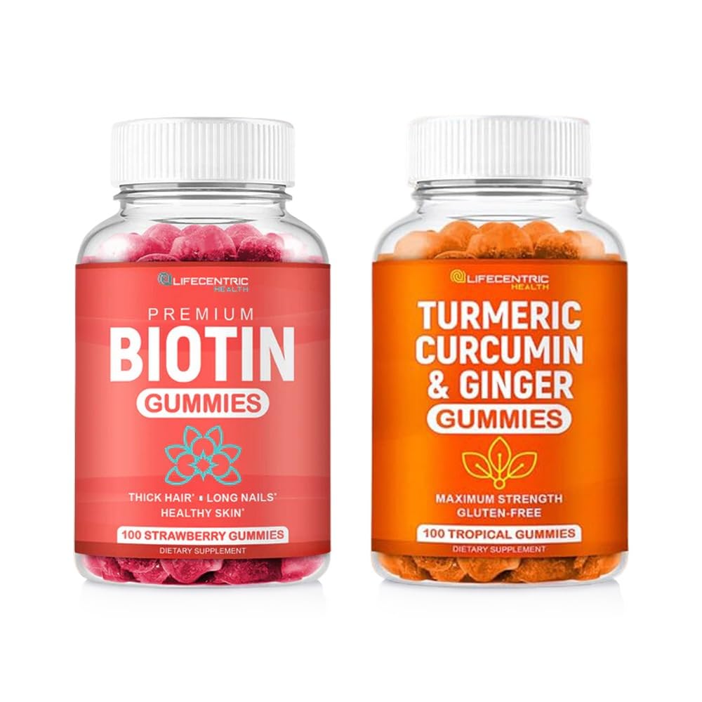 Biotin & Turmeric Vegan Gummies Combo 