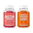 Biotin & Turmeric Vegan Gummies Combo 