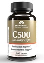 Ανεμόμυλος C-500 με Rose HIPS Tabs 100'S Ανεμόμυλος (πακέτο του 1)