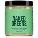 NAKED Super Greens Powder Organic Greens Συμπλήρωμα - Μόνο 10 Premium Συστατικά - Vegan, μη GMO, Prebiotic και Probiotic - 35 εξυπηρετήσεις