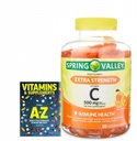 Spring Valley Extra Strength Vitamin C, 500 mg Χορτοφαγικά Gummies, 120 Count + Better Guide Βιταμίνες Συμπληρώματα Βιβλίου Δωρεάν Δεν μπορούν να πουληθούν ξεχωριστά