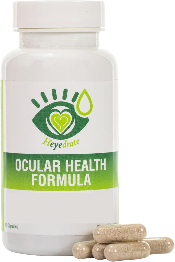 Heyedrate Oculal Health Formula - Πλήρης Macula και Retina Υποστήριξη Αράδες 2 Formula Packed with Lutein, Zeaxanthin, and Aspaxanthin (30 Day Supply)