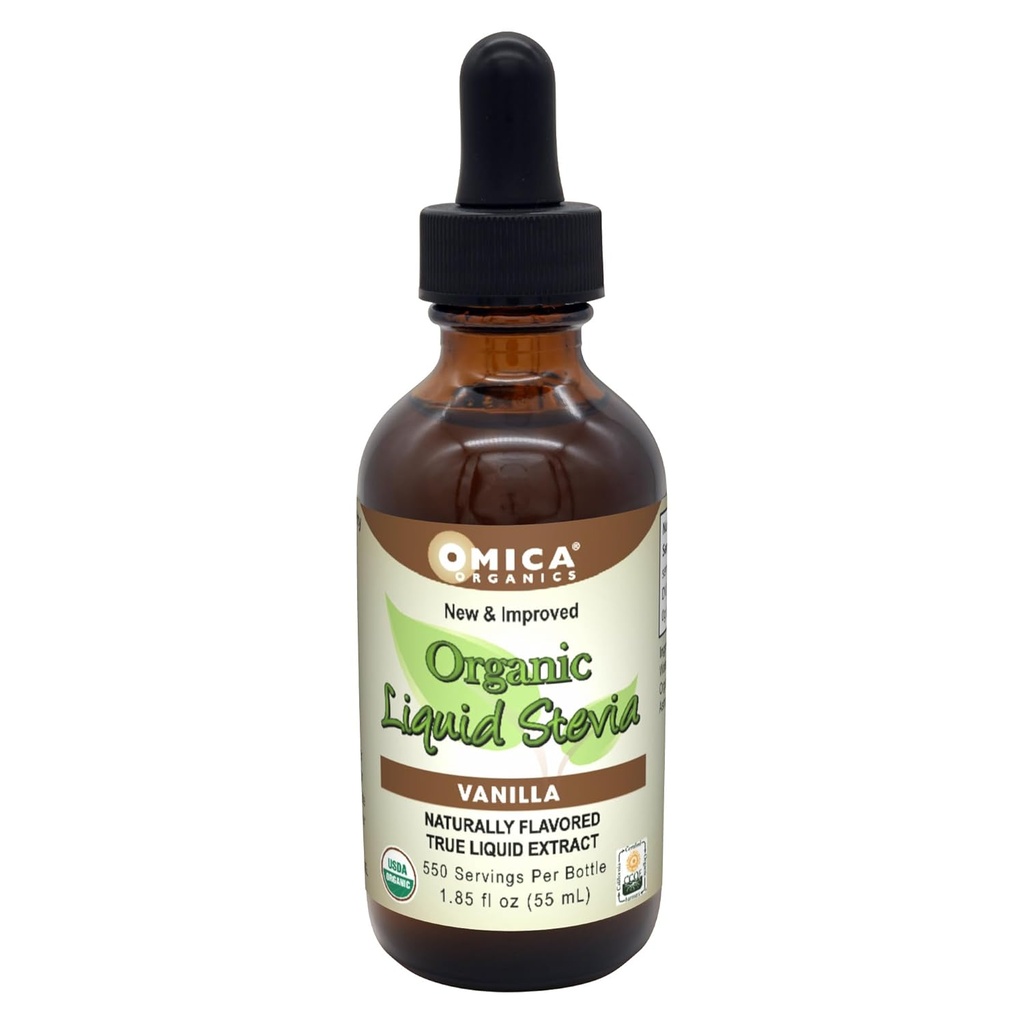 Omica Organics Liquid Stevia - Βανίλια (1,85 fl oz)