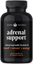 Adrenal Support - Cortisol Manager & Adrenal Support Συμπληρώματα με εκχύλισμα Ashwagandha, Rhodiola Rosea, Ιερός Βασίλειος για την υποστήριξη του στρες, κόπωση & ενέργεια 