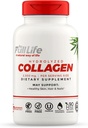 Full Life Hydrolyzed Collagen Συμπληρώματα - Bovine Collagen χάπια για γυναίκες και άνδρες - Kosher Collagen κάψουλες, χωρίς γλουτένη - 90 Veggie κάψουλες 2.500mg
