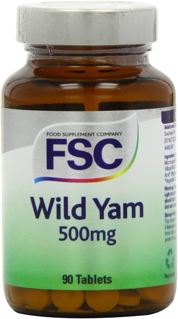 FSC 500mg Wild Yam - Συσκευασία των 90 δισκίων