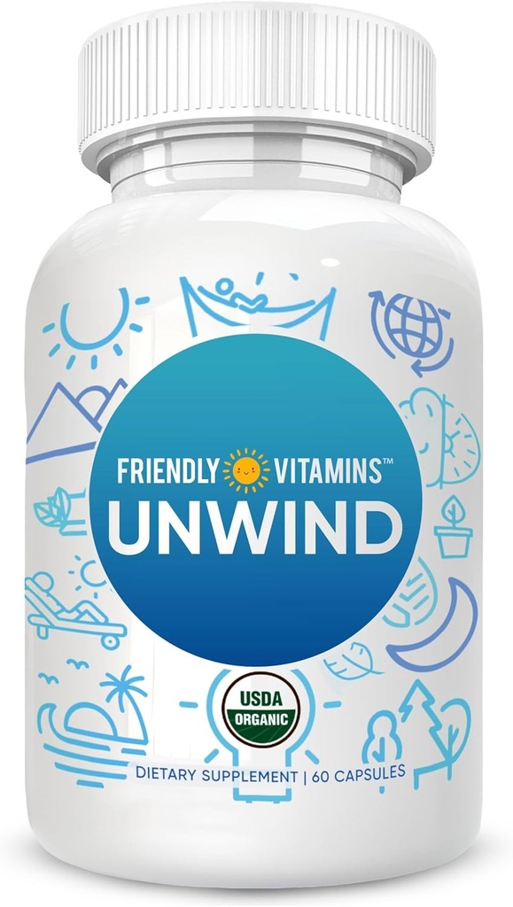 Friendly Vitamins Organic Mood Support Capses