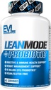 Διατροφή Evlution Leanmode + Probiotic, Advanced Probiotic Capsule Supplement, 15 δισεκατομμύρια CFUs ανά υπηρεσία, Digestive Support & Gut Health (40 υπηρεσίες)