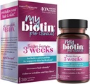Purity Products MyBiotin ProClinical – Thicker Hair Starting in 3 Weeks & Fights Wrinkles - MB40X Patented Biotin Matrix w/Astaxanthin - 40X More Soluble vs Ordinary Biotin 30 Veg Cap