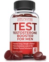 Atlantis Nutrition Testosterone Booster Gummies for Men - Enhances Strength & Stamina - Optimizes Performance & Male Enhancement - Tribulus, Goat Weed Extract, Maca Root Extract | 60 Gummies