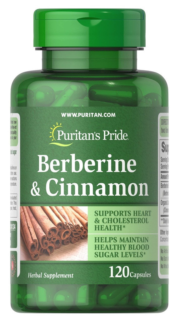 Puritan's Pride Berberine and Cinnamon
