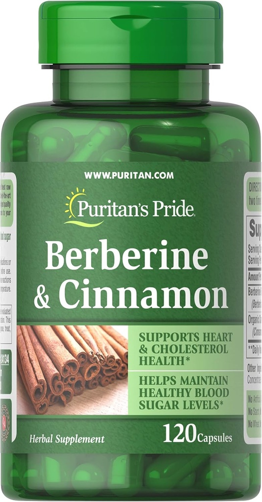 Puritan's Pride Berberine and Cinnamon