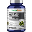 NusaPure Olive Leaf 50:1 Extract, 500 mg Ισοδύναμο με 25.000mg - 50% Oleuropein Vegan/Vegetarian - Super Strength No Oil 60 Κάψουλες
