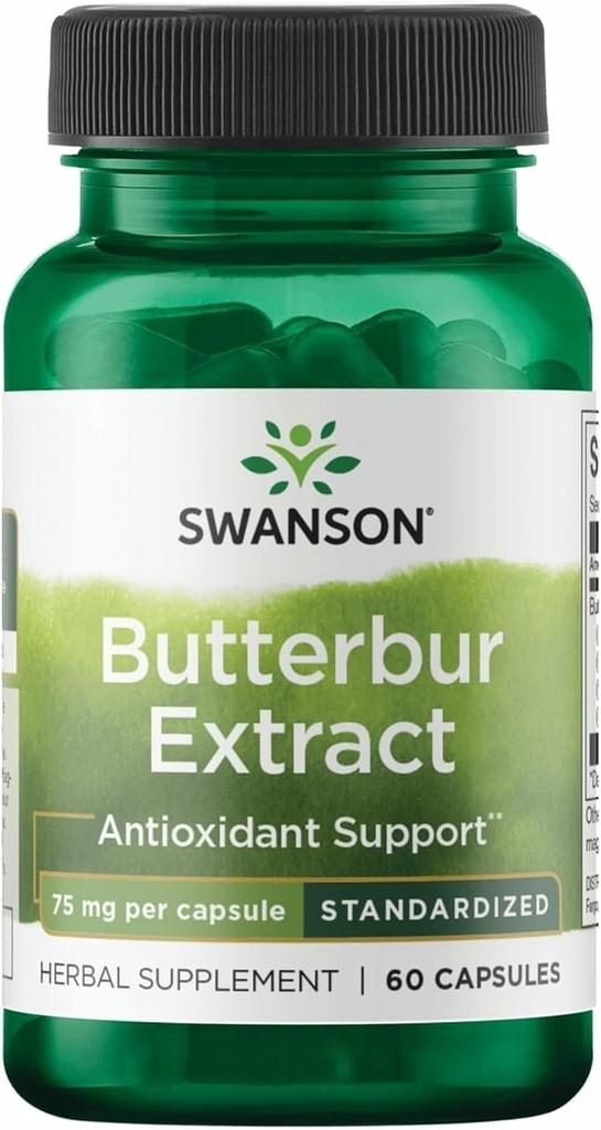 Swanson Butterbur Extract - Τυποποιημένο 75 mg 60 Caps