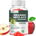 Βιολογικό Keto ACV Gummies Advanced Weight Loss - Χωρίς γλουτένη & ζάχαρη