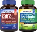 Krill Oil και Probiotics 50 Billion Bundle, Επαγγελματική Βαθμός, Μη-ΓΤΟ, Καρδιά, Κοινή, Λειτουργία Οπίσθια & Ανοσολογική Υποστήριξη