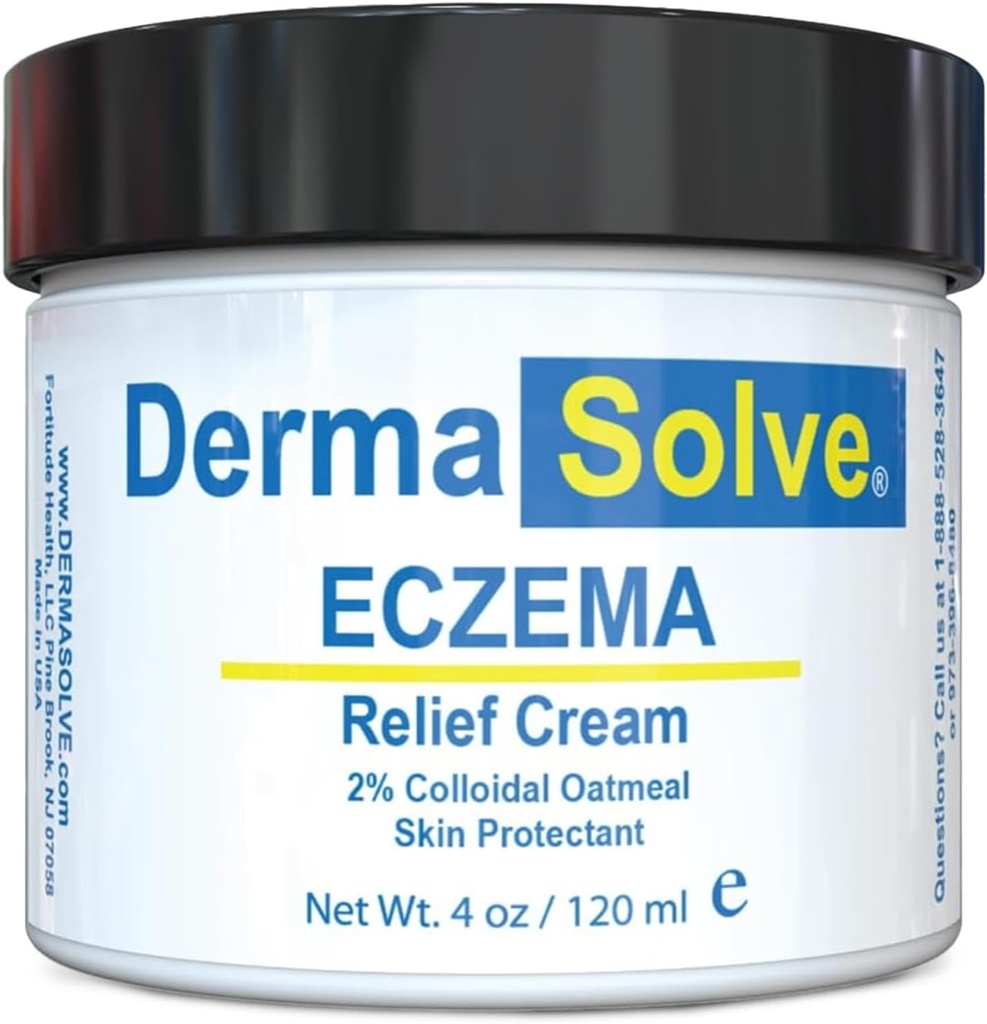 Dermasolve Full Body Eczema Relief Lotion Cream - Flare Control Therapy Balm που προστατεύει, ενυδατώνει και επιδιορθώνει τα παιδιά του δέρματος, τα μωρά και τους ενήλικες - Steroid Free (4 fl Oz, 1)