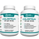 Hybrid Nutraceuticals Bovine Colostrum Supplement - Μυϊκό Κτίριο - Ανοσολογική Υποστήριξη - Ισχυρή Διέγερση - Lactoferrin Supplement (240 Colostrum Capses - 500mg - 30% IgG) (2)