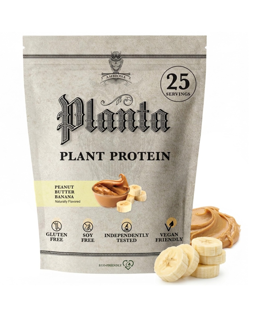Ambrosia Planta - Πρωτεΐνη με βάση τα φυτά (Peanut Butter Banana)