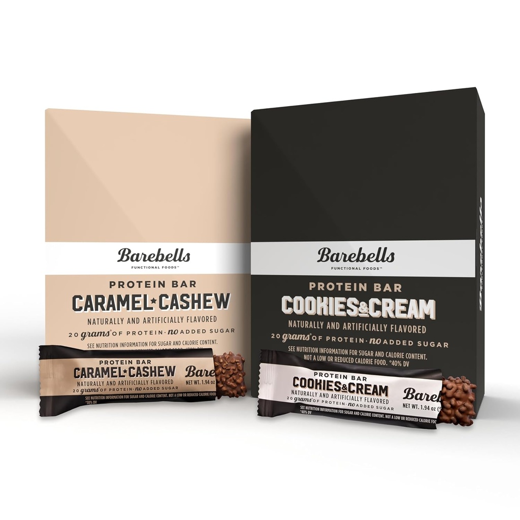 Barebells Caramel Cashew και Cookies & Cream - 24 Pack