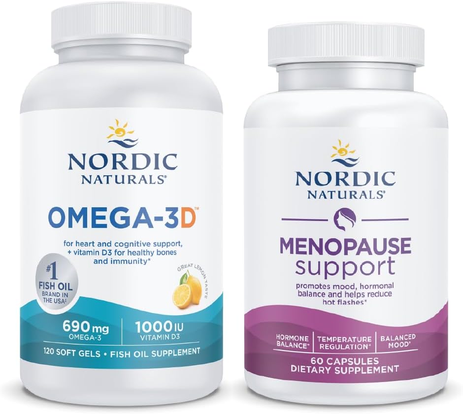 Nordic Naturals Starter Pack - Εμμηνόπαυση Υποστήριξη και Ωμέγα-3D