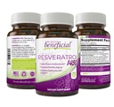 PURELY ευεργετική Resveratrol1450-90day Supply, 1450mg ανά υπηρεσία ισχυρών αντιοξειδωτικών & τρανσβερατρόλης, Προάγει την Αντιγηραντική, Καρδιαγγειακή Υποστήριξη, Μέγιστο Οφέλη(1bottle)