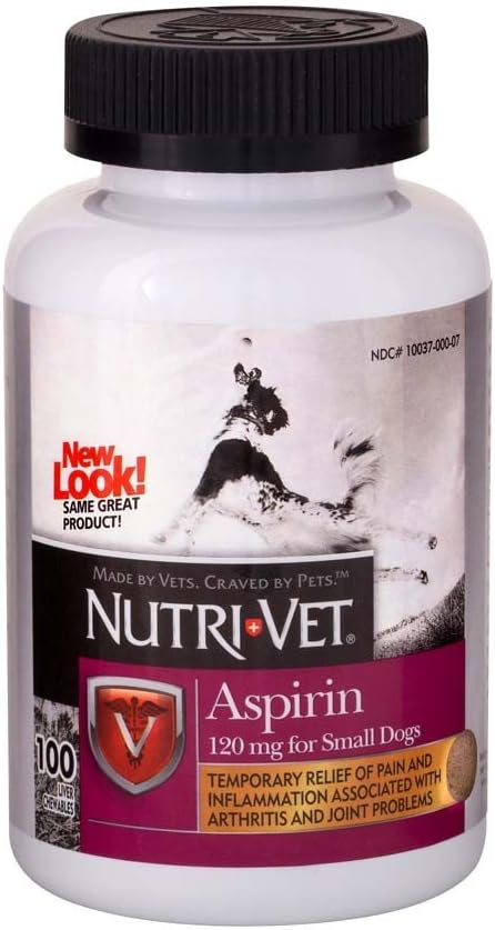 Nutri-Vet K9 σκύλο ασπιρίνη για μικρά σκυλιά 100ct