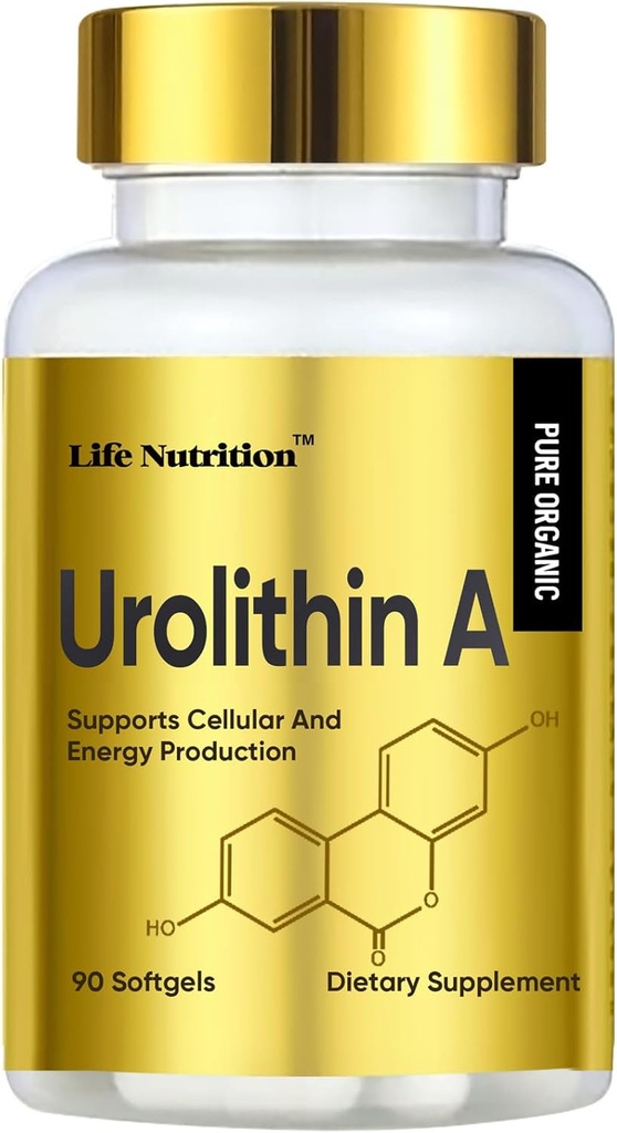 90 Count Softgels 1000MG Urolithin A+, Advanced Cellular Health & Vitality, Made in USA