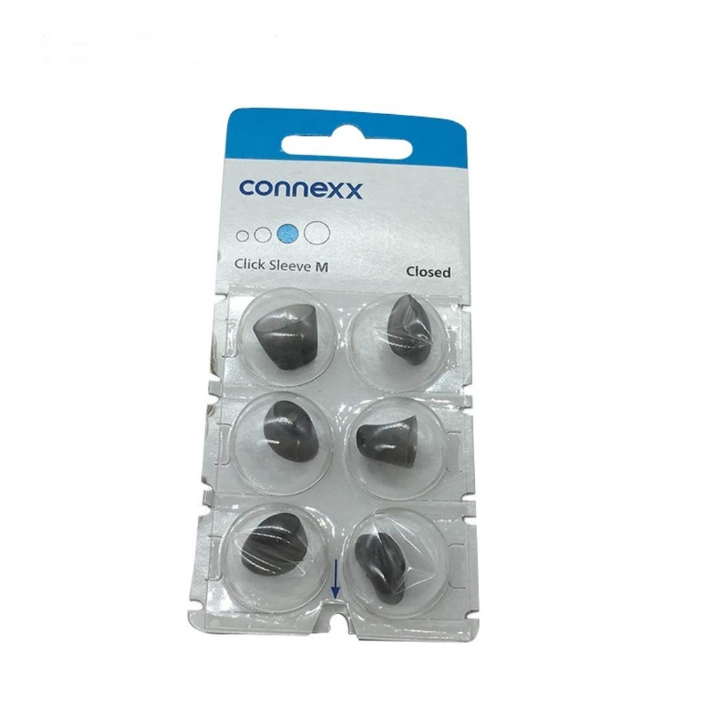 Signia/Connexx Sleeve Κάντε κλικ στο CIC ITC & RIC πακέτο Domes ακουστικών βοηθημάτων της 6 (Κλειστό μέσο)
