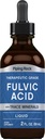 Piping Rock Liquid Fulvic Acid Drops | 2 fl oz | with Trace Minerals | Ionic Supplement | Vegetarian, Non-GMO & Gluten Free