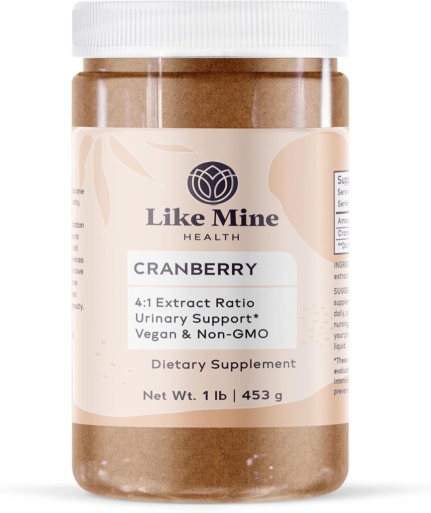 Όπως το Mine Cranberry Extract Powder (1 lb) Vegan & Non-GMO, 4:1 Λόγος εξαγωγής