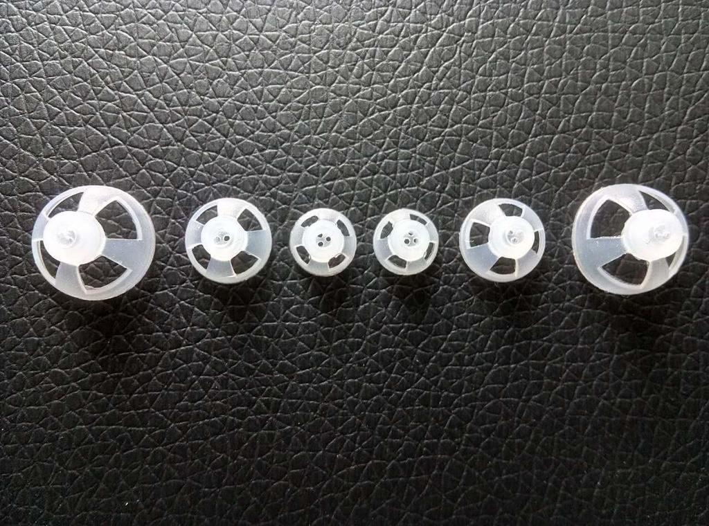 Βοηθητικό ακοής bit Open Domes Set 6mm/9mm/12mm (3 Pairs) Άνετο PSAP (Personal Sound Ενισχυτές Προϊόν) Συμβουλές αυτιών Αόρατες, Ιδανικές για Ανοιχτό Αέρα (Open Fit), Εκτός από RIC