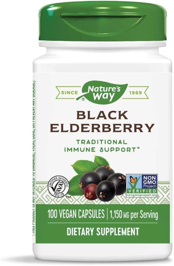Nature's Way Elderberry, 100 Cap, (πακέτο των 2)