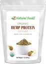 Organic Hemp Protein Powder - Unflavored & Unsweetened - Plant Based Superfood for Smoothies, Shakes, Meal Replacement, Snacks & Baking Recipes - Raw, Vegan, Non GMO, Gluten Free, Kosher - 1 lb