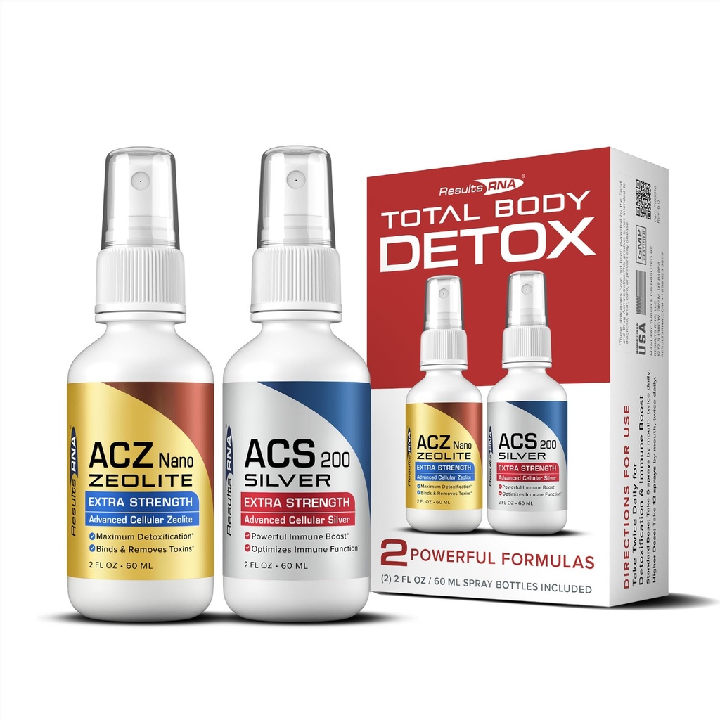 Αποτελέσματα RNA – Total Body Detox Extra Strength System – ACS 200 Silver & ACZ Ο νάνο ζεόλιθος είναι κλινικά αποδεδειγμένος για να αποτοξινώσει και να ενισχύσει την ανοσία. Συνιστάται από τους Γιατρούς Παγκόσμια (2 oz - 30 ημέρες)