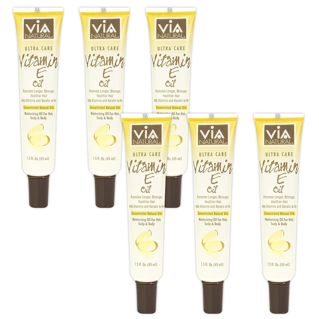 (PACK OF 6) Μέσω του φυσικού Oil Ultra Care- Βιταμίνη Ε (1,5oz)