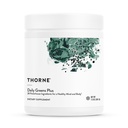 THORNE - Daily Greens Plus - Comprehensive Greens Powder with Matcha, Spirulina, Moringa and Adaptogen, Mushroom and Antioxidant Blends - Refreshing, Mint Flavor 7.3 Oz - 30 Servings