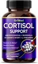 Grimed Ashwagandha Rhodiola 14,150mg - x 10 Power with St. John's Wort, L-Theanine - Restore & Relax, Restful Sleep - USA Made & Tested (90 Count (Pack of 1))