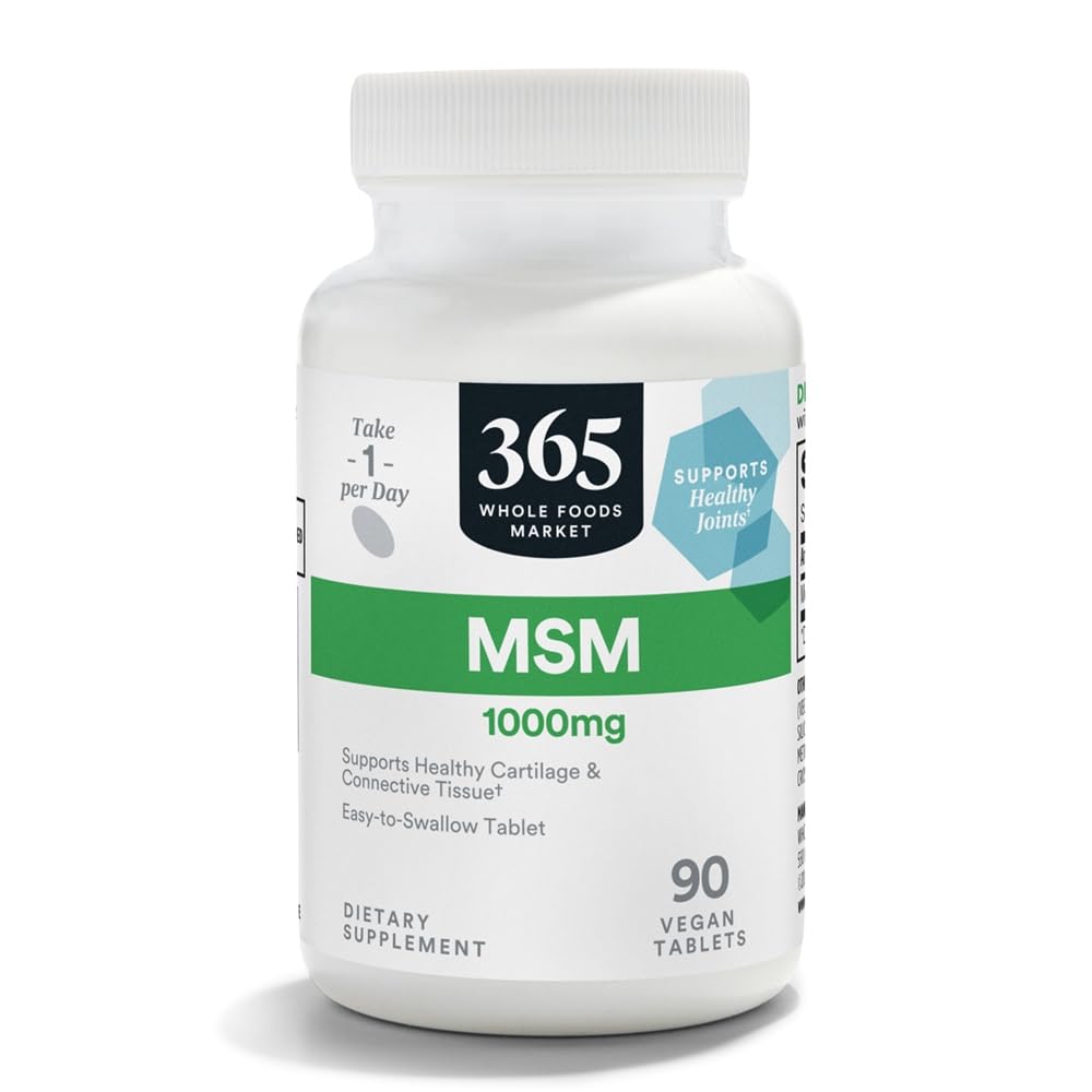 365 από το Whole Foods Market, MSM 1000Mg, 90 Tablets
