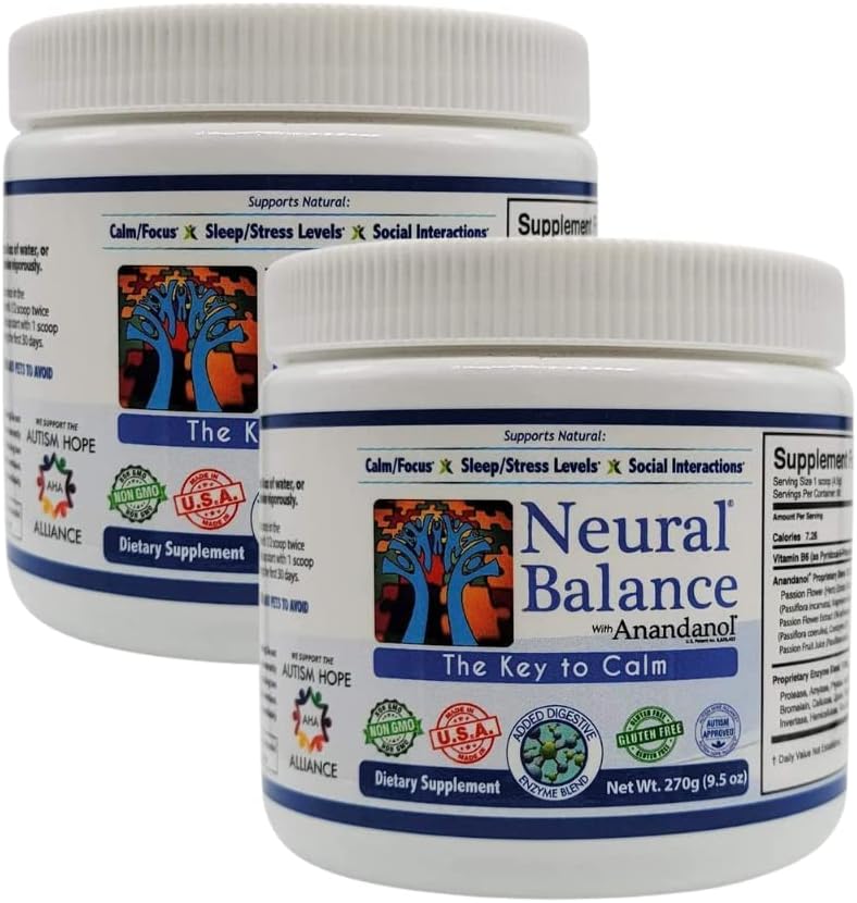 NEURAL BALANCE Anandanol με ιδιοταγές Digestive Enzyme Blend (Powder, 2 Pack)