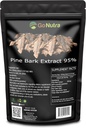 Go Nutra Pine Bark Extract Σκόνη Τυποποιημένη 95% Proanthocyanidins Pine Bark Powder Poent Supplement 8oz. Αμιγής μη ΓΤΟ Vegan