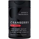 Sports Research Cranberry Fruit Complex Supplement - Softgels for Urinary Tract Health Support - Ισούται με 25.000mg Cranberries, Made with Pacran & Vitamins C & E - Non-GMO & Gluten Free - 90 Count