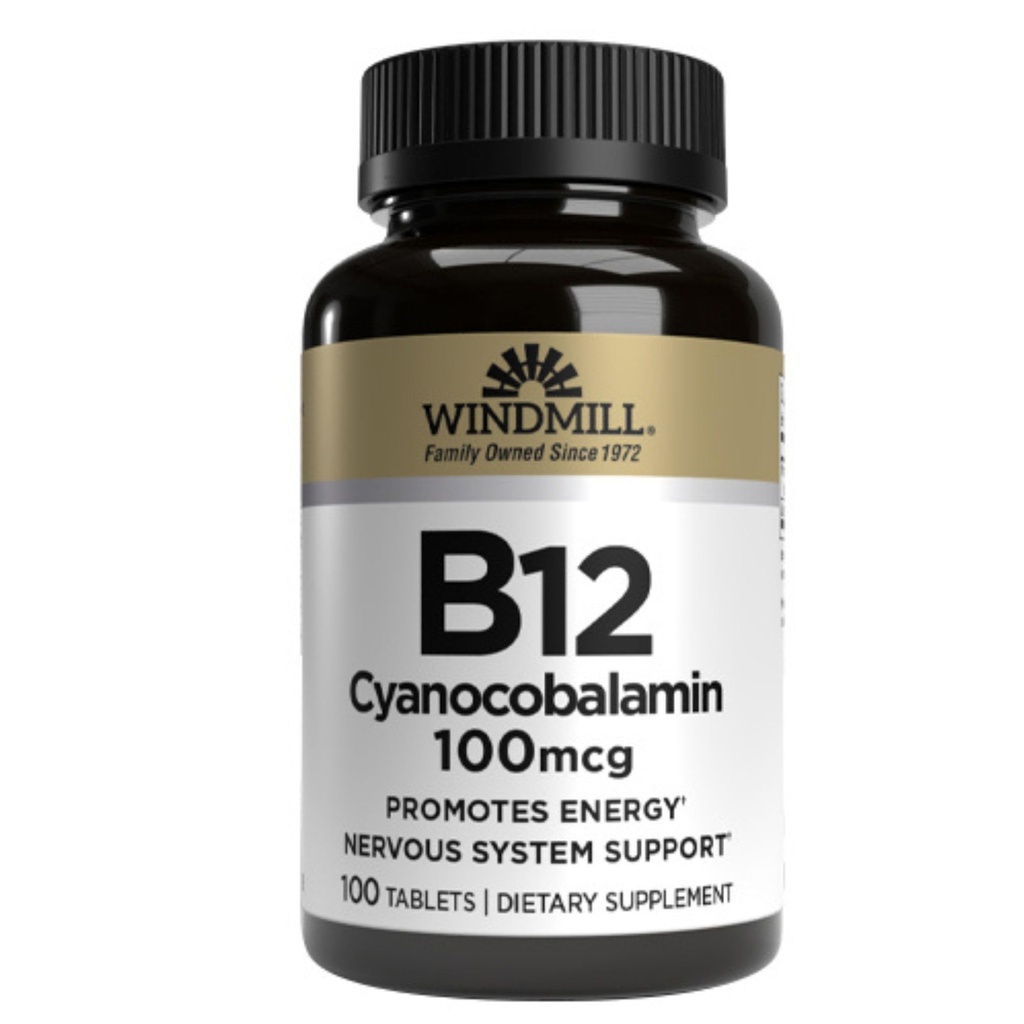 Βιταμίνη B-12 TABS 100 McG WMILL Μέγεθος: 100