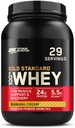 Optimum Nutrition Gold Πρότυπο 100% Whey Protein Powder, Banana Cream, 2 Λίρες (Packaging May Vary)