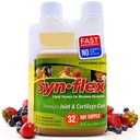 Synflex Liquid Glucosamine Original Formula - Χονδροϊτίνη, Βιταμίνες, Ορυκτά - Συμπλήρωμα ποτών για άνδρες και γυναίκες, Βοηθά την Κοινή Υποστήριξη & Cartilage Υγεία - Berry Flavor, 32 Ημέρα προσφοράς