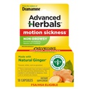 From the Makers of Dramamine, Advanced Herbals with Natural Ginger, for Nausea Relief, Morning Sickness Relief & Motion Sickness Relief During Travel, 18 Capsules